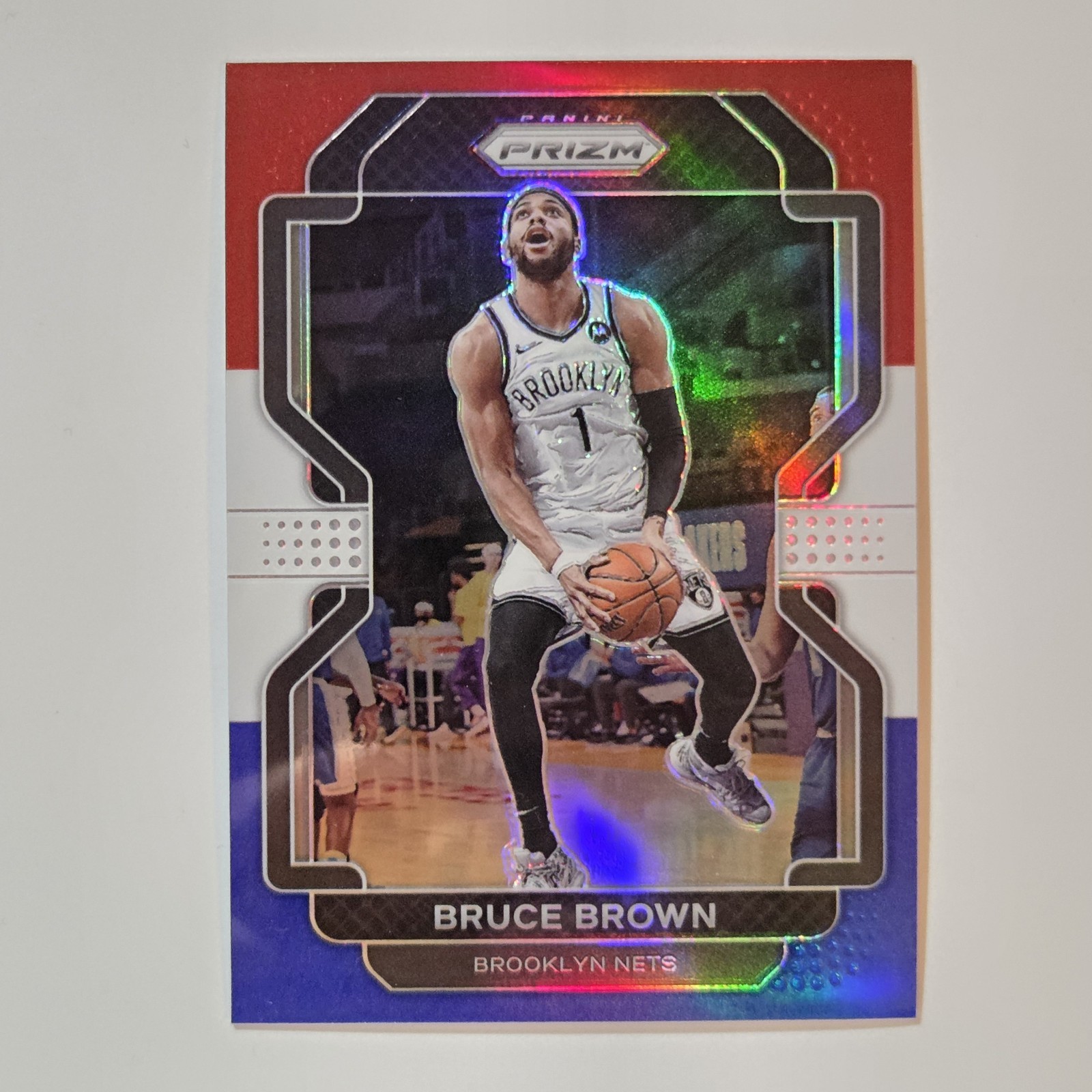 2021-22 Panini Prizm - Bruce Brown #230 Red White & Blue Prizm