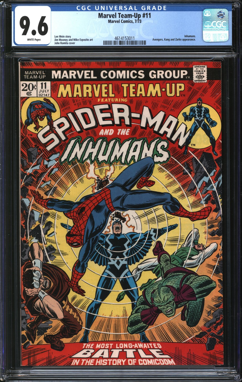 Carte à Collectionner Marvel Team-Up N°19 - Vintage, Trading Card, Excellent état