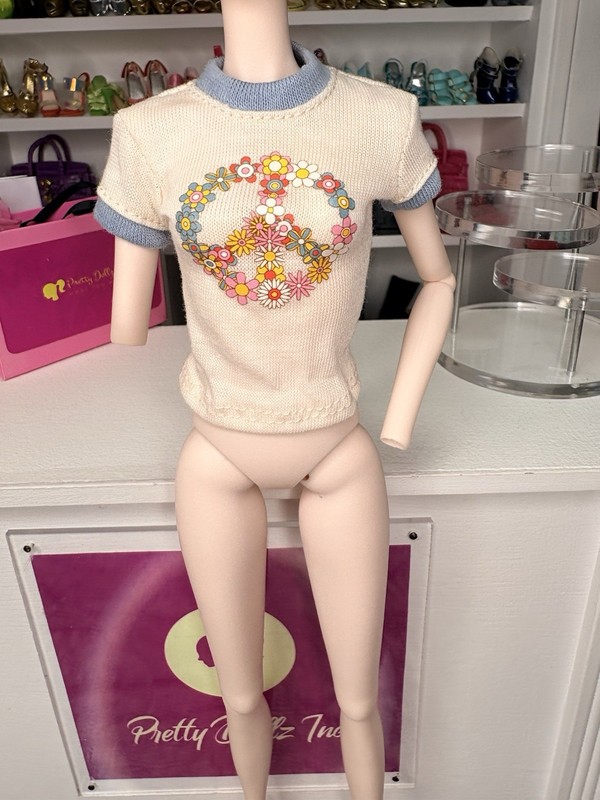 Integrity Toys Peace N Harmony POPPY PARKER Fashion Doll Ringer Tee T Shirt