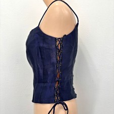 Vintage Womens Fairy Grunge Whimsigoth Corset Top 8 Cottage Coquette Indie