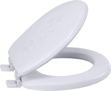 Soft Padded Toilet Seat - Embroidered Styles May Vary 
