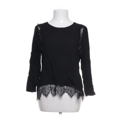 Custommade, Bluse, Größe: 36, Schwarz, Baumwolle/Polyester, Einfarbig #vbm