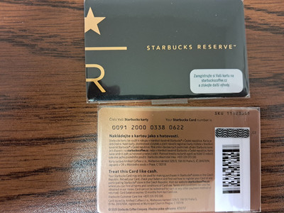 CZECH REPUBLIC ROASTERY STARBUCKS RETIRED STARBUCKS Gift Card NOT IN USA
