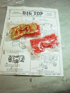 Globe Models 1:48 O-Scale Circus Steam Calliope plastic model kit, v. good!