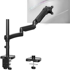 Adjustable Long Monitor Arm for 13-32" Screens, VESA 75/100mm, 19.8lbs Capacity