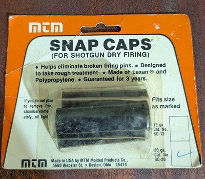 MTM 20 gauge snap caps New Old Stock