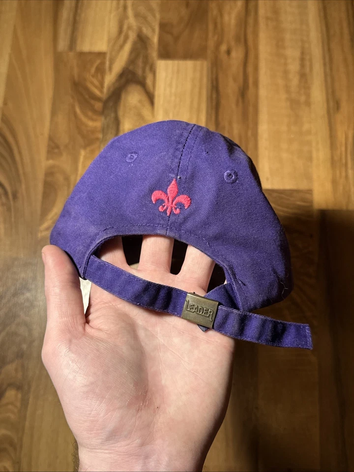 Y2K Leader Logo Rinestone Clothback Hat Purple - Image 4 of 4