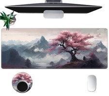 Large Pad, Desk Mat, XL Gaming Keyboard Mat, Non-Slip Base, Full Extended Mou...