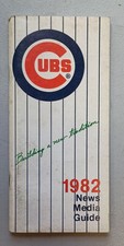 1982 Chicago Cubs Baseball Media Guide