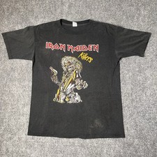 Vtg 1980s Iron Maiden Killers Tour T-shirt 80...