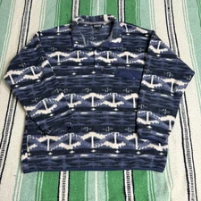Patagonia Men’s Synchilla Snap-T Pullover Sz Medium  Shepherd Knit Stone Blue 2X