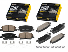 Front Rear Ceramic Disc Brake Pads For 2016-2019 Chevrolet Malibu 1.5L 1.8L 2.0L