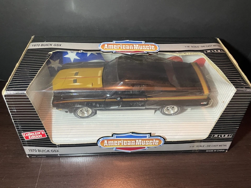 Ertl American Muscle 1/18: 1970 别克 GSX 黑色 — 第 2/3 张图片