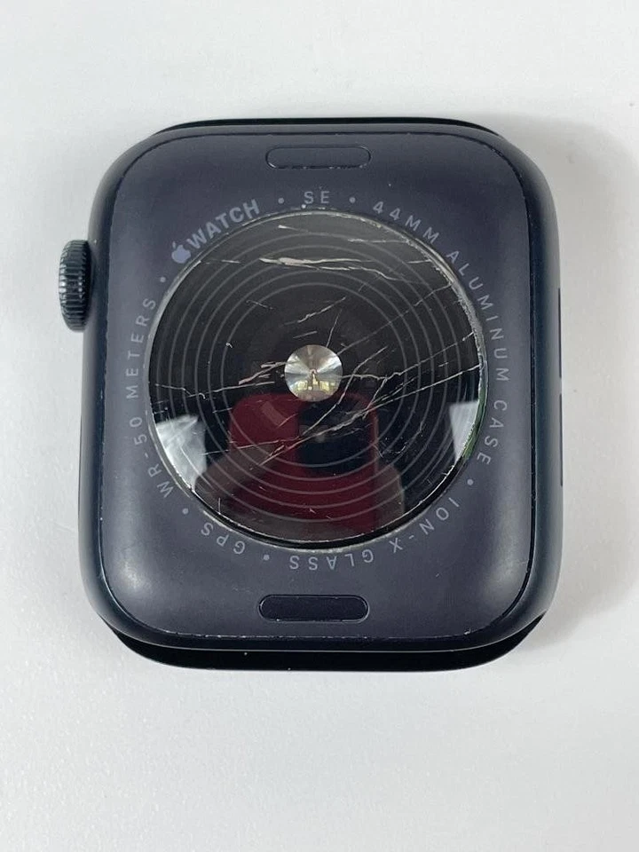 Apple Watch SE (2nd Gen) 44mm 32GB (GPS Only) A2727 Aluminum Midnight - Fair - Image 3 of 4