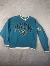 uncw sweatshirt wilmington womens '47 brand medium teal