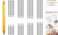 Spring Bar Tool, Watch Link Removal Kit Watch Pins Replacement Kit with 32 Pcs 