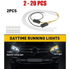 60cm Led Switchback Tube Light Strip White Drl Amber Sequential Turn Signal 2-20 60cm Led Switchback Tube Light Strip White Drl Amber Sequential Turn Signal 2-20