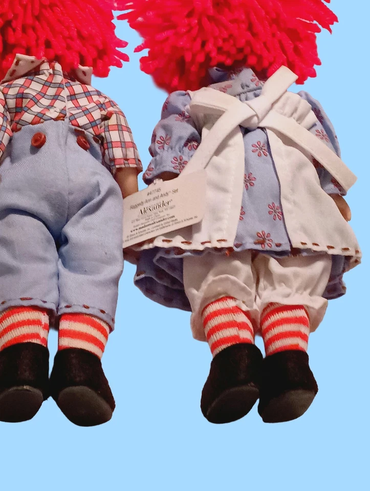 Madame Alexander Raggedy Ann and Andy Collectible Dolls #47745 - Image 2 of 4