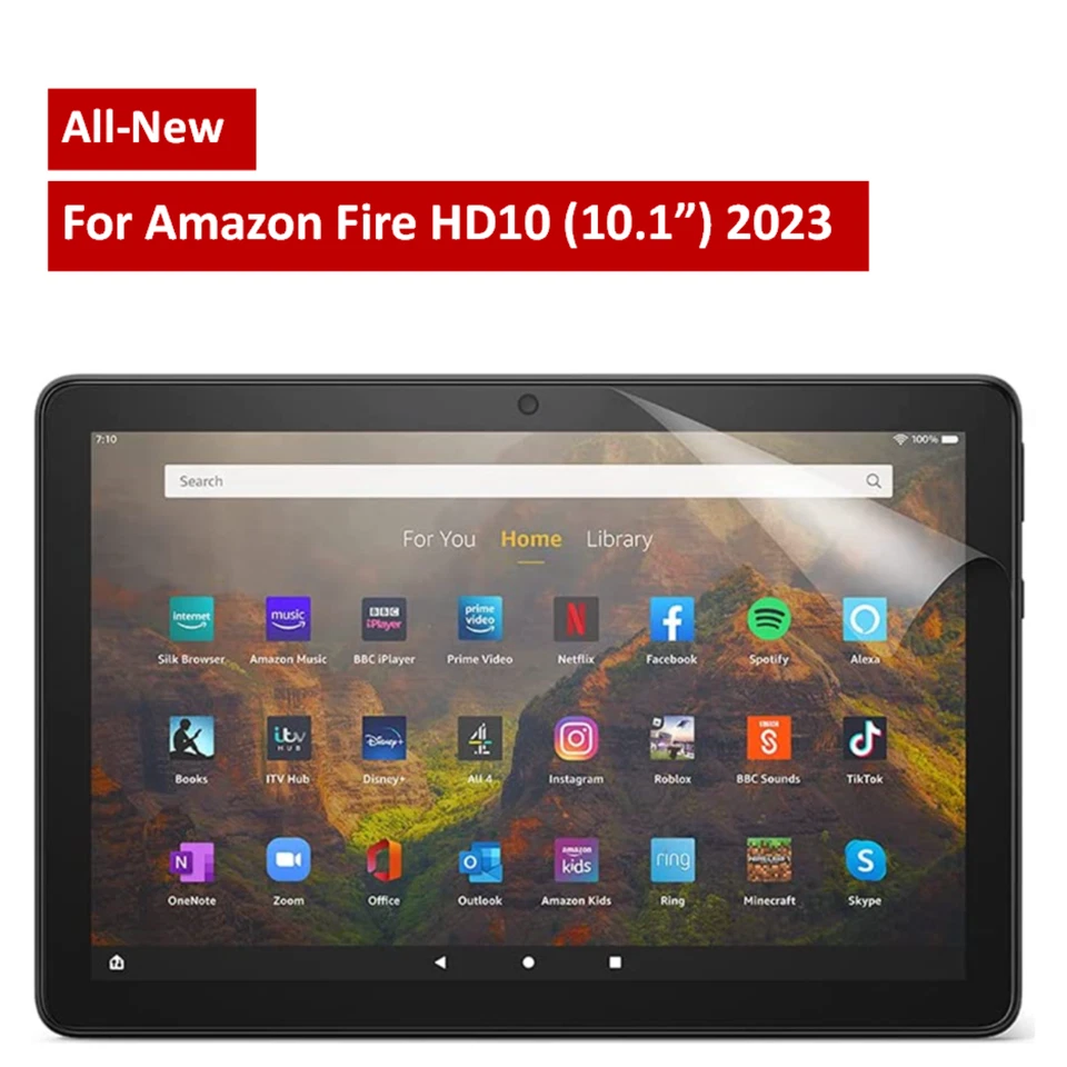 3 X Clear Screen Protector For Amazon Fire HD 10 (2023) 13th Generation - Image 3 of 4