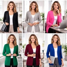 Pull Femme Cardigan Classique Boutons Casual Élégant Divers Couleurs Art 1738A