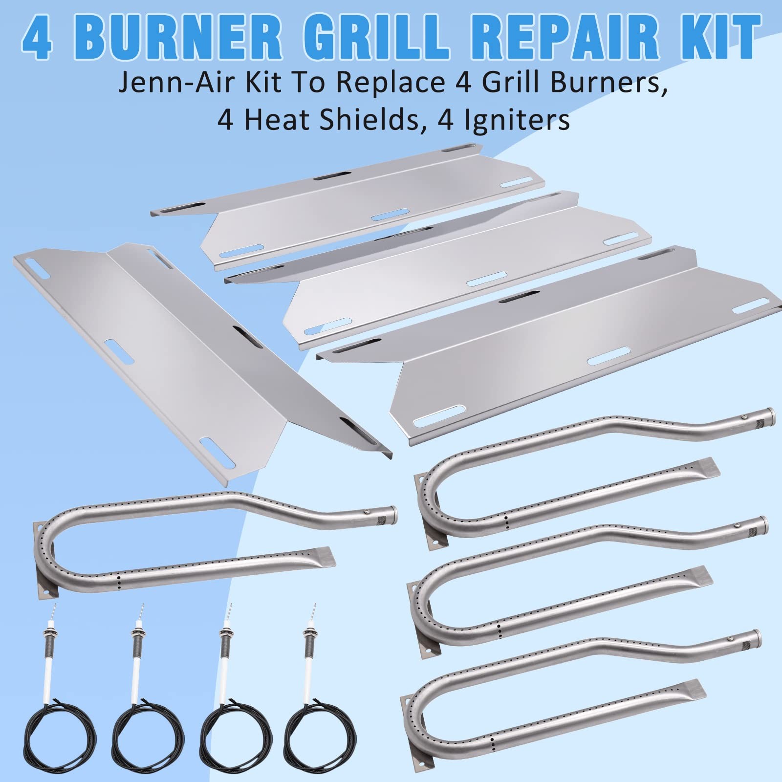 Hipoilk Grill Parts Kit for Jenn-Air 720-0337 730-0337 720-0336 720-0511