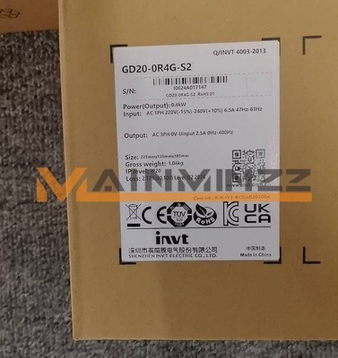 1PC INVT Inverter GD20-0R4G-S2 220V/0.4KW New