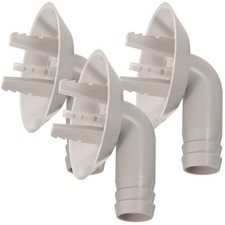3 Pcs Air Conditioner Drain Hose Elbow Connector 26 mm Connector Parts