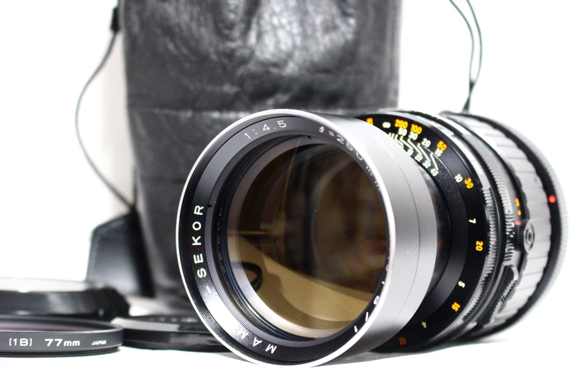 Mamiya f/4.5 Camera Lenses 250mm Focal for sale | eBay