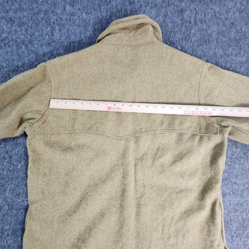 Vintage Woolrich Jacket Mens Large Wool Tweed Snap Front Western Outdoors 60s - Picture 17 of 18