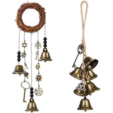 Witch Protection Door Hanger Wind Chimes Witchcraft Bells Hanging Ornament