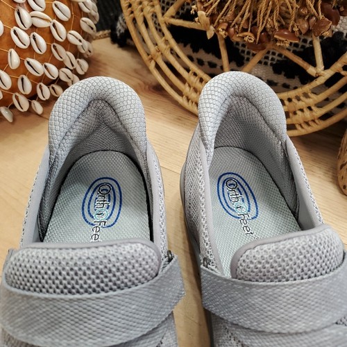 Orthofeet Kita Mujer 12D Gris Tenis Atléticos Manos Libres Zapatos 80016 Ergonómico - Imagen 9 de 16