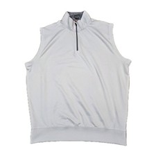 Fennec Waffle Golf Vest 1/4 Zip Size Large White