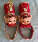2 Vintage Christmas  Pixie Elf  Elves Tree  Hugger Christmas  Ornaments — photo 1