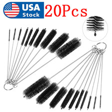 20Pcs Nylon Straw Brush Cleaner Set for Small Long Bottle Tube Pipe Cleaning