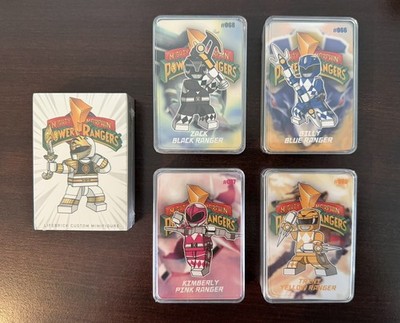 LifeBrick Lego Power Rangers White Black Blue Yellow and Pink Minifigures New