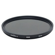 Green Leaf 52mm Infrared IR Pass Filter 850nm for DSLR Camera Lens Photography