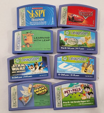Lot of 8 Leapfrog Leapster Learning Games Cartridges Tested