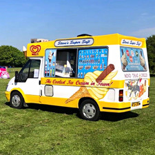 Ice Cream Concession Van with Serving Window, Carpigiani Soft Serve & Sink