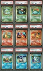 PSA 10 Charizard Blastoise Venusaur Holo Classic 3 Evolution Set Pokemon Card JP