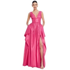 478 BCBGMaxazria Phoenix Formal Evening Gown Women's 2 Pink Dress Wedding Party