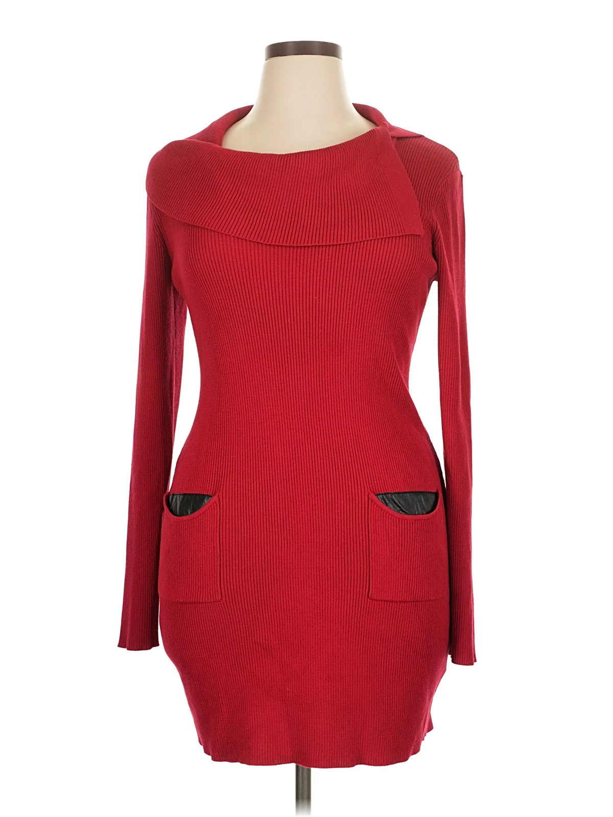 BCX dress Women Red Cocktail Dress XL-image