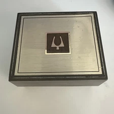 Vintage Bulova Accutron Original Watch Presentation / Storage Box. Box Only.