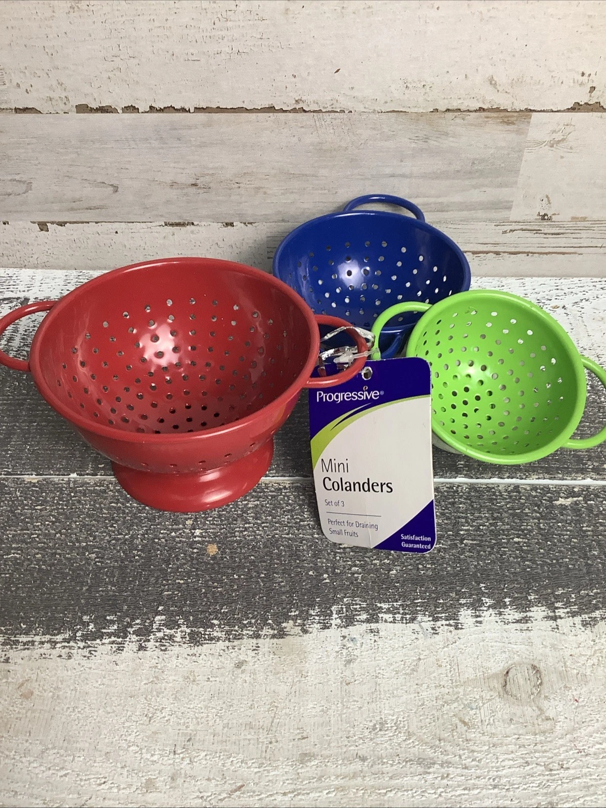 3 Progressive Mini Metal Colanders
Opens in a new window or tab