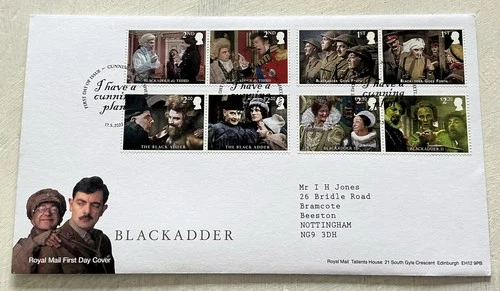 GB QEII 2023 Blackadder Pairs Royal Mail FDC Cunningsburgh Shetland SHS