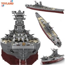 8717pc IJN Yamato Battleship MOC 37260 Buildi...