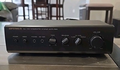 Optimus SA-155  Integrated Stereo Amplifier Amp Sold By Original Owner