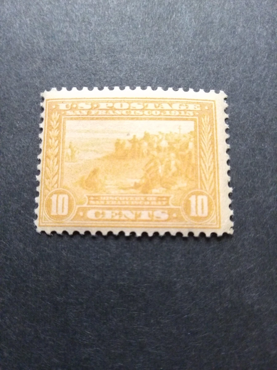 F/VF (Fine/Very Fine) Yellow Unused US Stamps (1901-1940) 10 Cent
