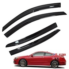 Window Visors Sun Rain Guards - Window Deflectors for Car 4-Pack Vent Shade