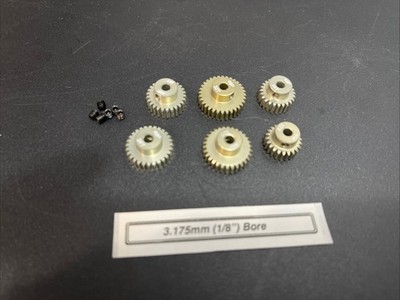 48 Pitch Pinion Gear Set 22T 24T 26T 28T 30T 32T For 48P 1/10 RC Car Spur Gear