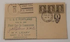 USS Portland (CA 33) commissioned February 23 1933 & first day postal service